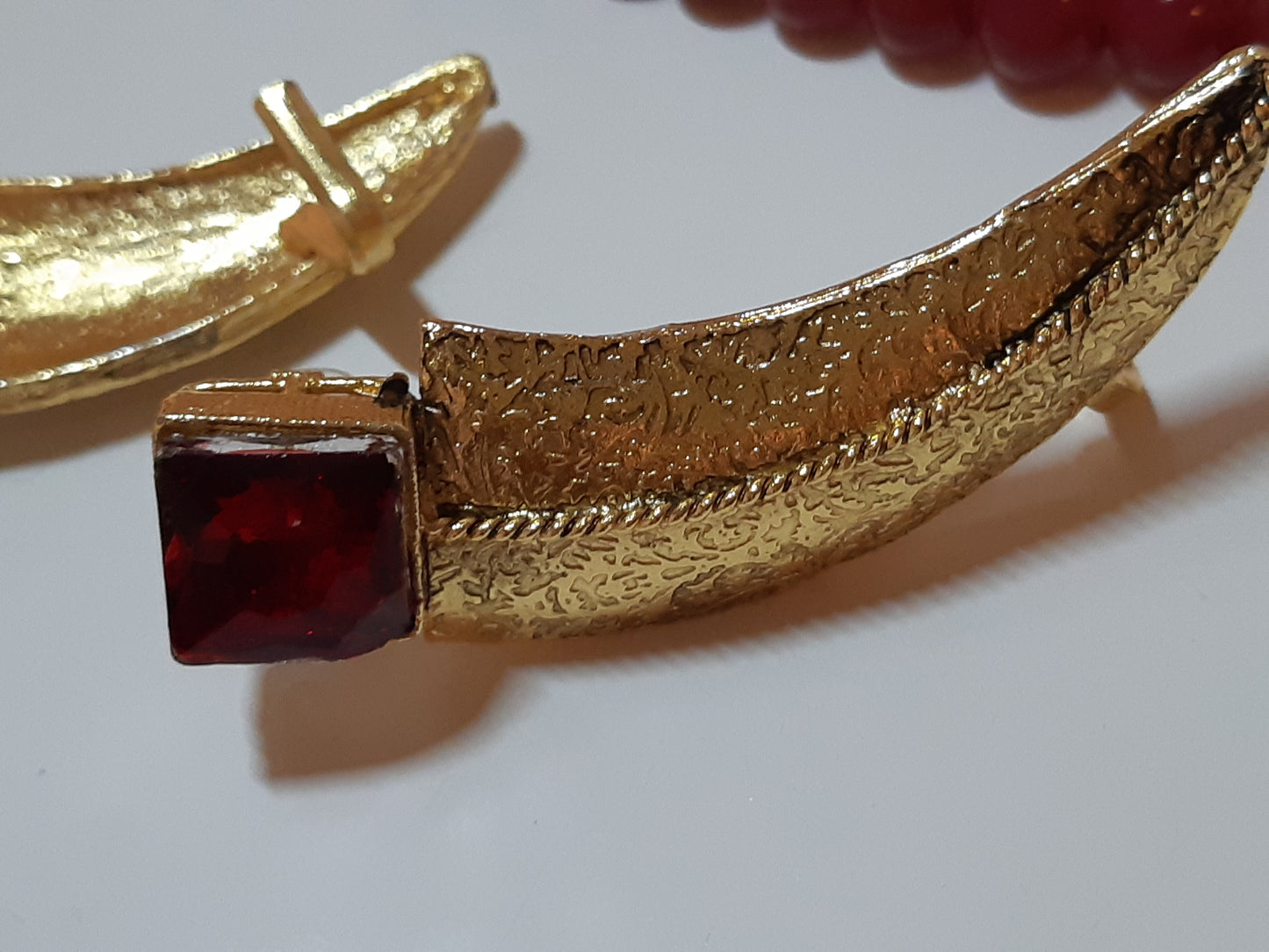 Egyptian Style polkie studded necklace set - NATASHAHS