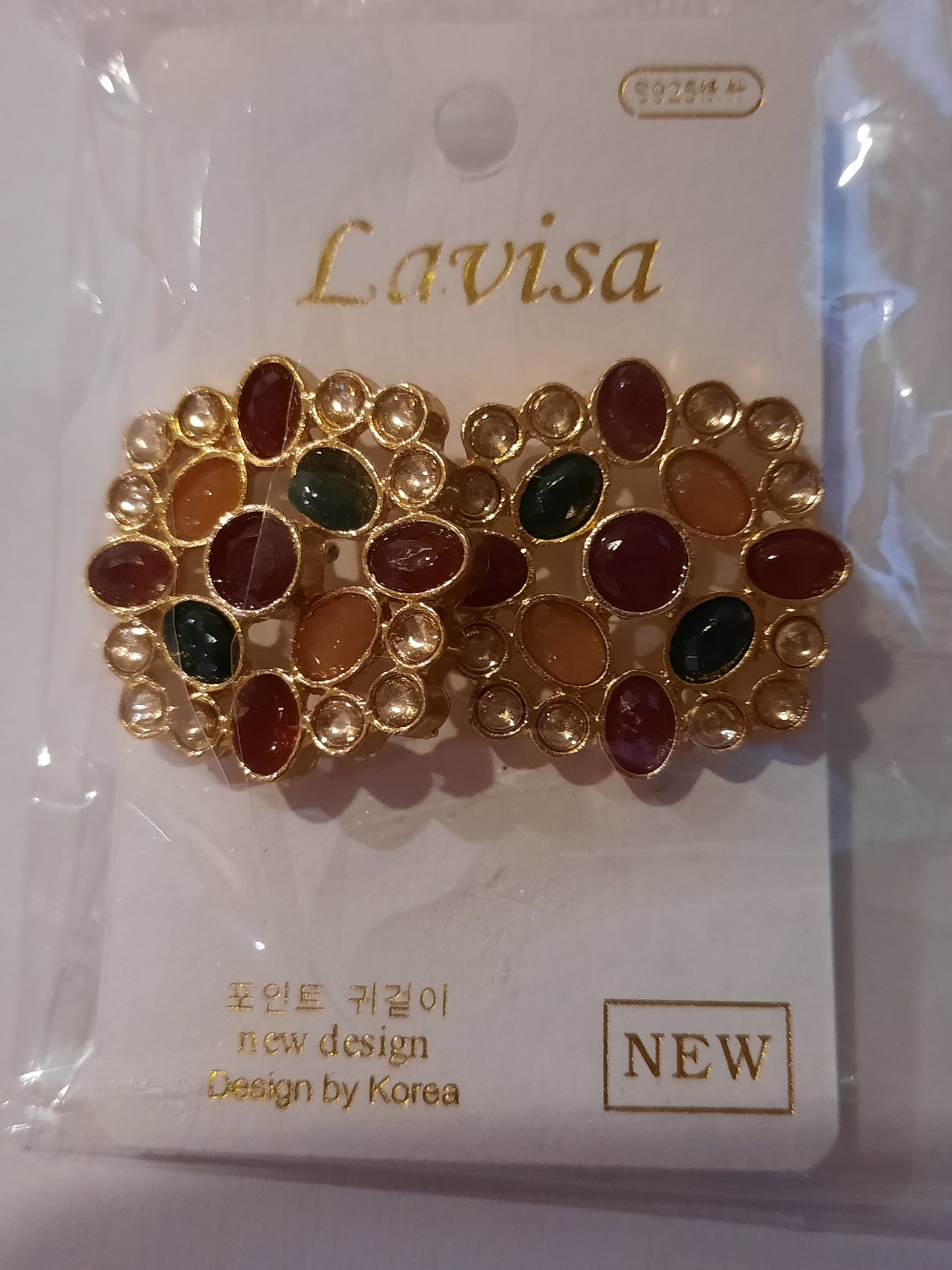 Chrysanthemum flower & Square Earrings of 1.25 inch - NATASHAHS