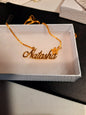 Ready to wear ENGLISH AMERICAN name necklaces - NATASHAHS