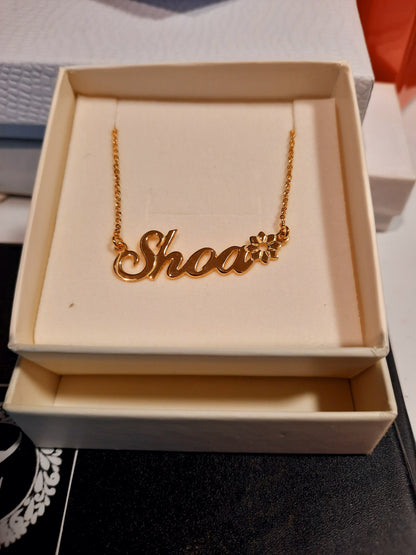 Ready to wear ENGLISH AMERICAN name necklaces - NATASHAHS