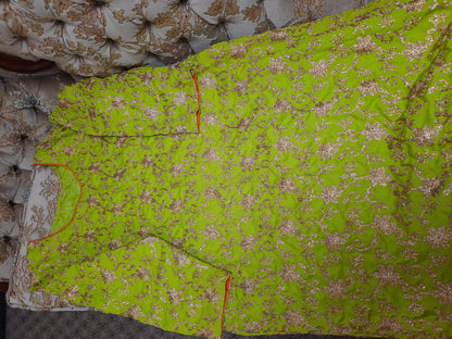Stitched Party Wear Mehndi Mayon dresses with dori work available in M, L & XL sizes