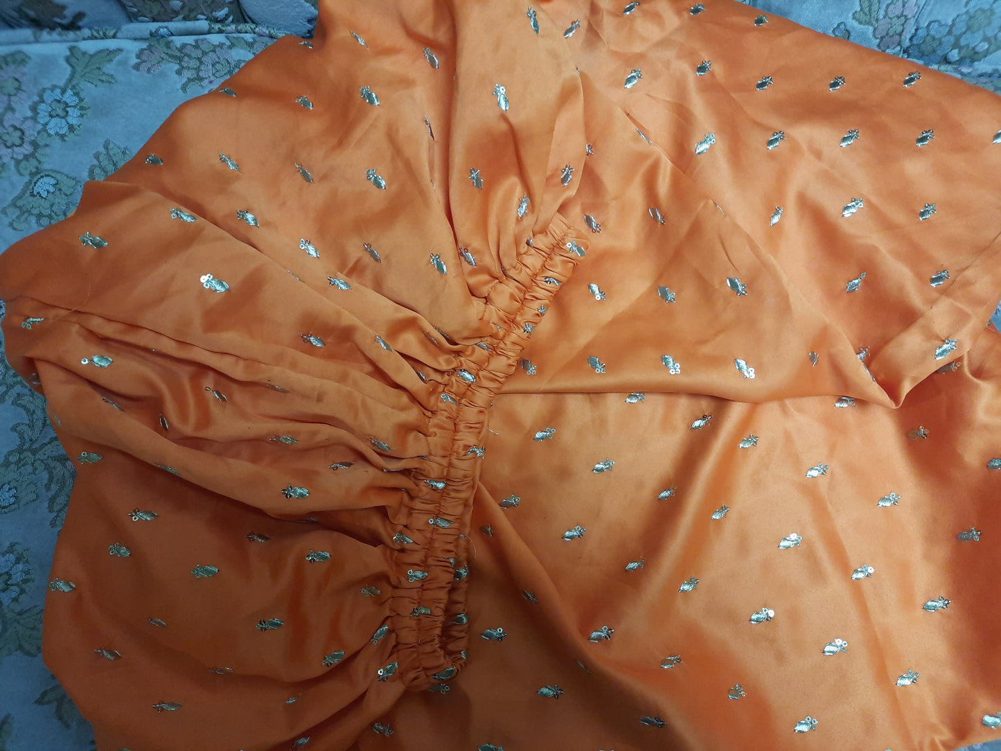 Stitched Party Wear Mehndi Mayon dresses with dori work available in M, L & XL sizes