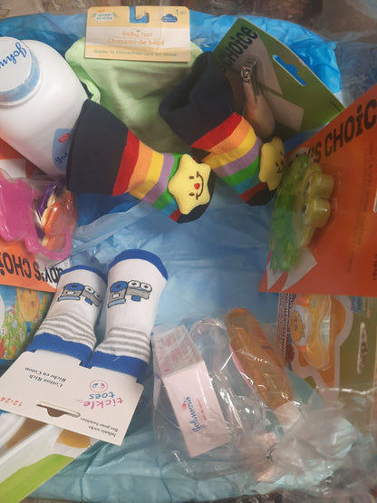 Baby shower gift basket for baby Boy - NATASHAHS