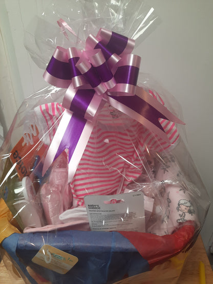 Baby shower gift basket for baby girl - NATASHAHS