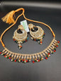 NATASHAH'S GOLDEN BASE ROUND EARRINGS IN BAALI STYLE - NATASHAHS