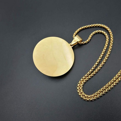 Fashion Personality Animal Lion Head Gold Color Personality Domineering Pendant Necklace for Men Trend Hip Hop Street Jewelry