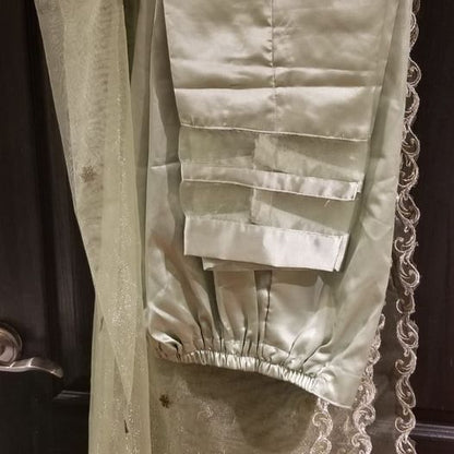 Stitched Wedding suits Chiffon suits party wear