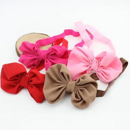Baby Headband Ribbon Handmade DIY Toddler Infant Kids Hair Accessories Girl Newborn Bows Bowknot Bandage Turban Tiara