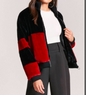 Red & Black Fur Coat - NATASHAHS