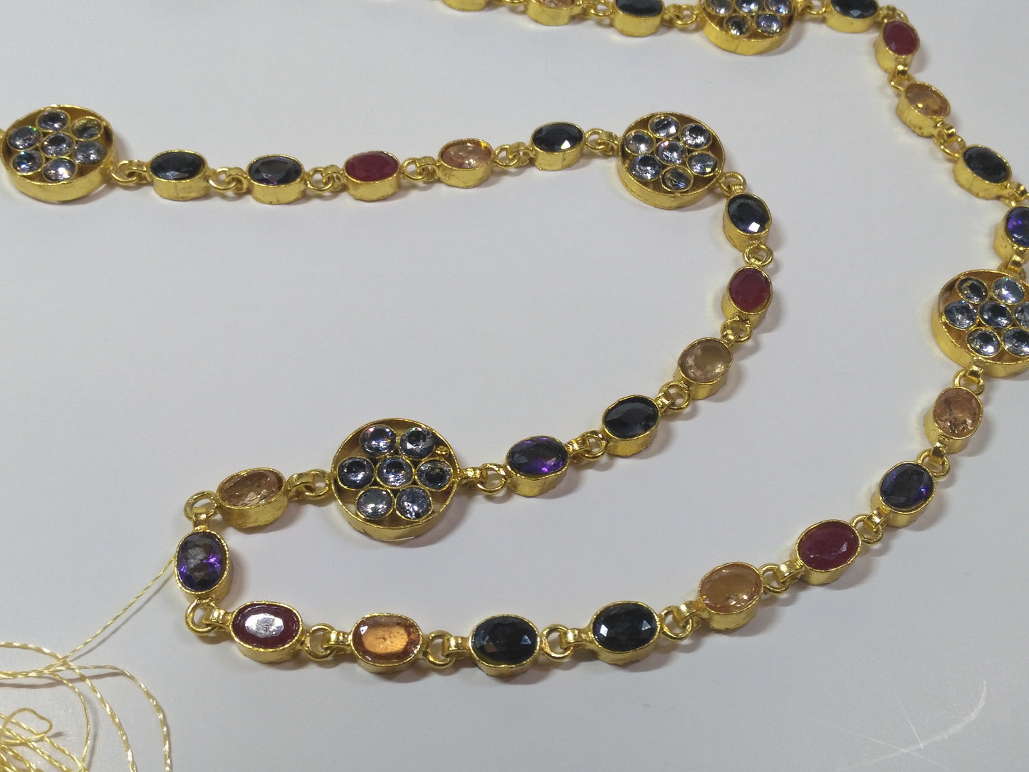 Royal multi stoned elegant necklace NS-04P12 - NATASHAHS