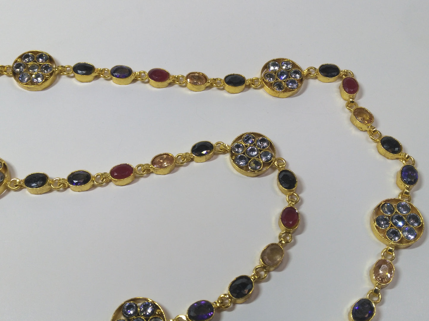 Royal multi stoned elegant necklace NS-04P12 - NATASHAHS