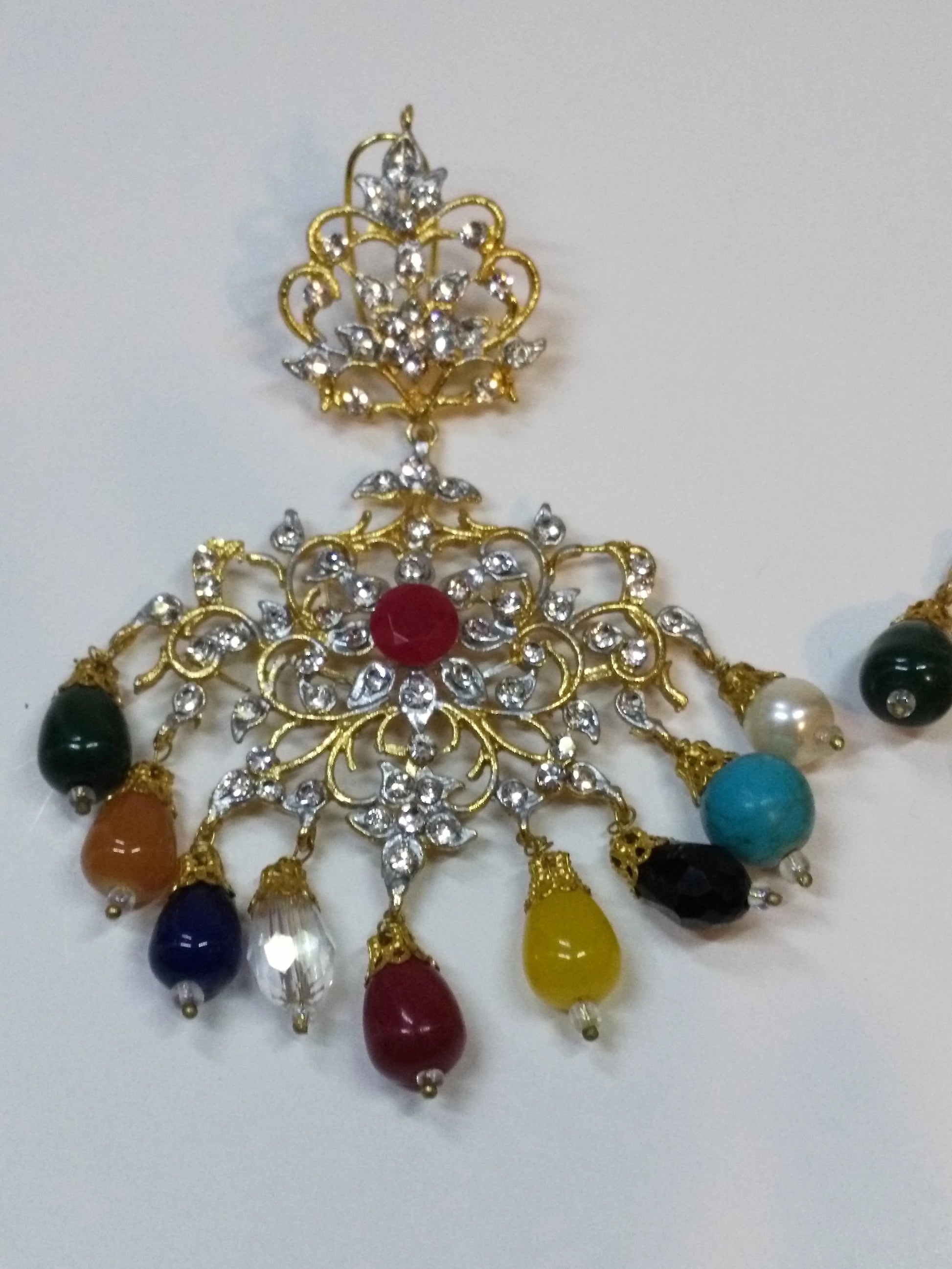 LIGHT MULTI COLORS ROYAL STYLE EARRINGS FOR ROYAL PEOPLE - NATASHAHS