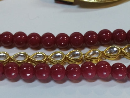 Egyptian Style polkie studded necklace set - NATASHAHS