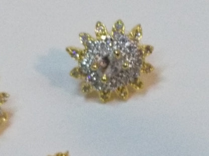 Pink Flower Shaped Pendent & Earrings Set - NATASHAHS