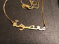 18k Gold-Plated 0.925 Silver Name Necklace - Arabic - NATASHAHS