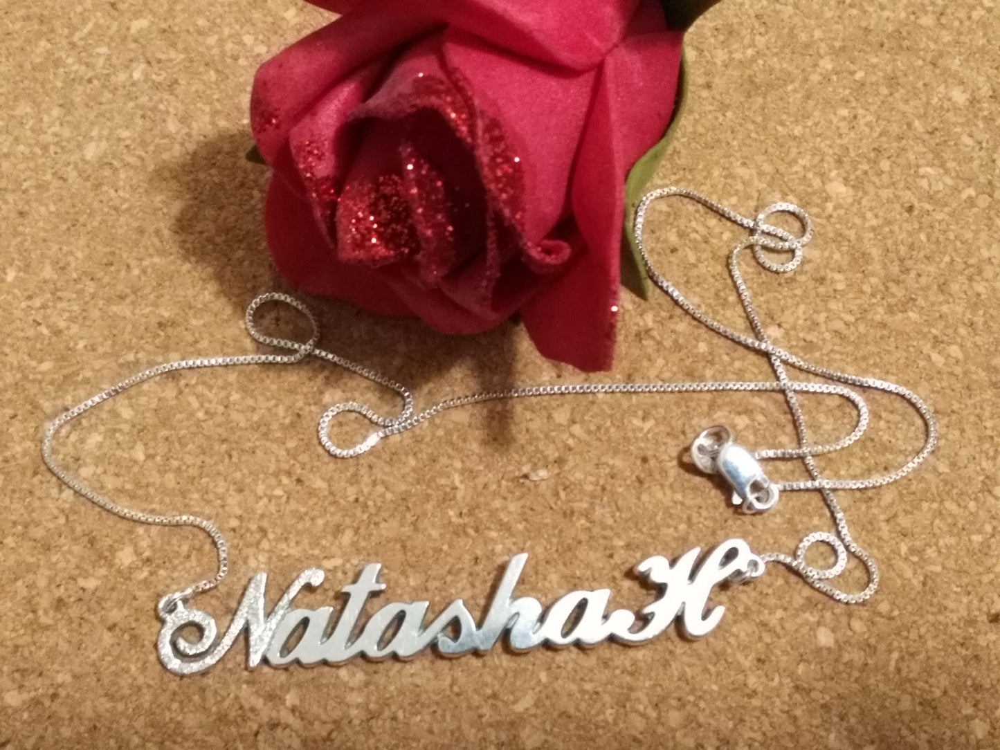Classic style name necklace in 3 different platings - NATASHAHS