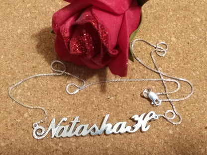 Classic style name necklace in 3 different platings - NATASHAHS