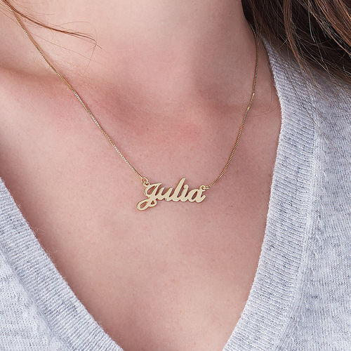 Classic style name necklace in 3 different platings - NATASHAHS
