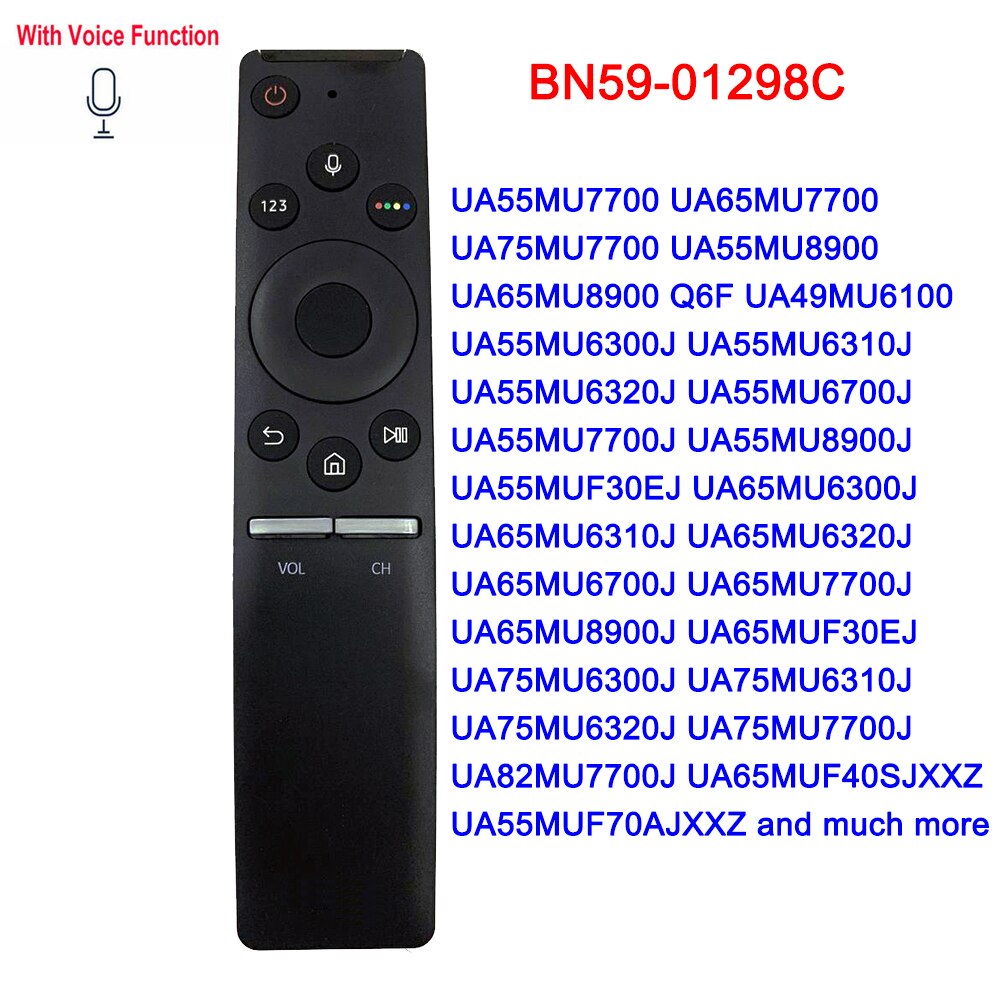 Original & Copy Voice Remote Control for Samsung Smart TV BN59-01265A BN59-01266A BN59-01298C BN59-01298G BN59-01312B BN59-01312F - NATASHAHS