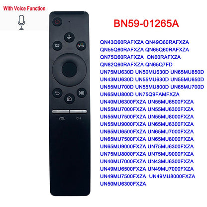 Original & Copy Voice Remote Control for Samsung Smart TV BN59-01265A BN59-01266A BN59-01298C BN59-01298G BN59-01312B BN59-01312F - NATASHAHS