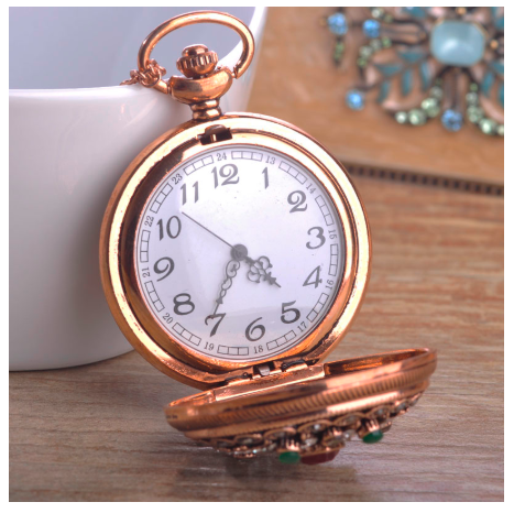 Turkish Quartz Pocket Watch Necklace - NATASHAHS