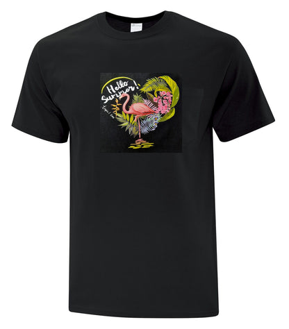 تيشرتات مطبوعة بمقاس متوسط ​​للشباب