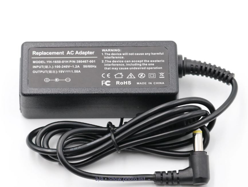 19V 1.58A Battery Charger for Acer Aspire One AOA 10.1" Mini Laptop PA-1300-04 ZG5 D150 D250 KAV10 KAV60 AC Adapter Power Supply