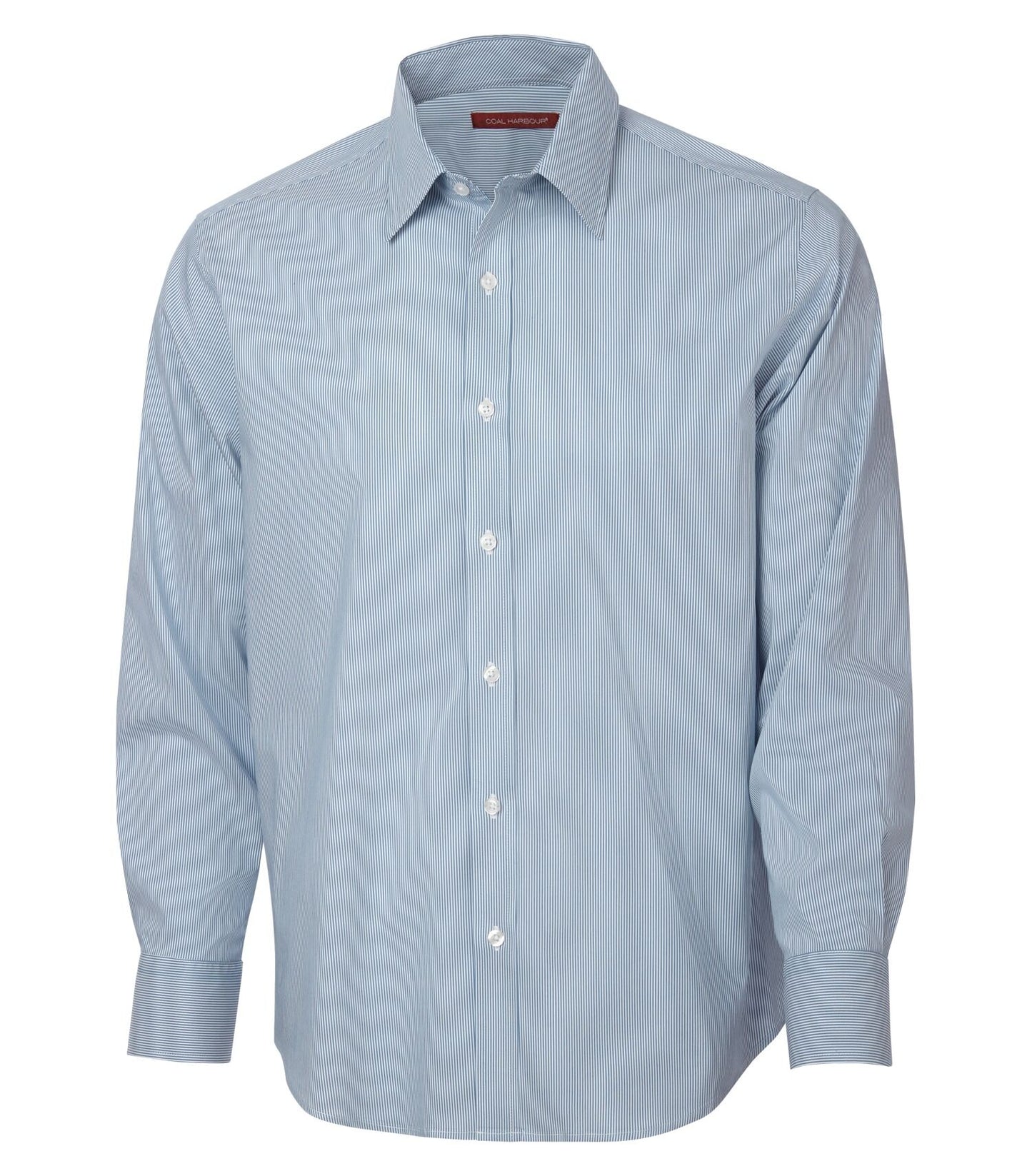 COAL HARBOUR® MINI STRIPE STRETCH WOVEN SHIRT