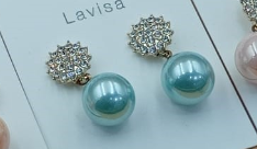 Round Pearl Earrings - NATASHAHS