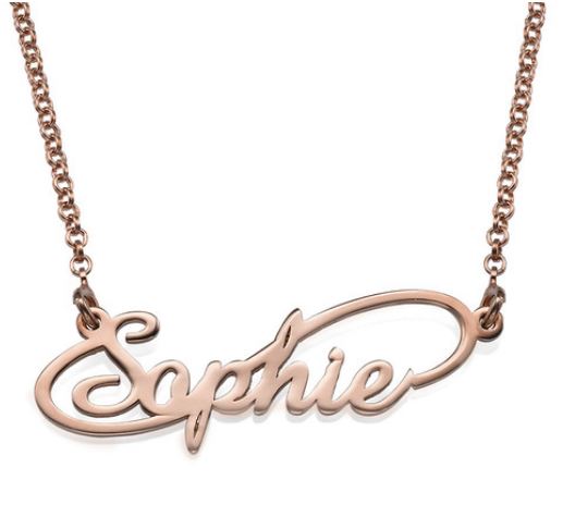 INFINITY STYLE NAME NECKLACE - NATASHAHS