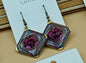 Square Dial Earrings - NATASHAHS
