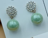 Round Pearl Earrings - NATASHAHS