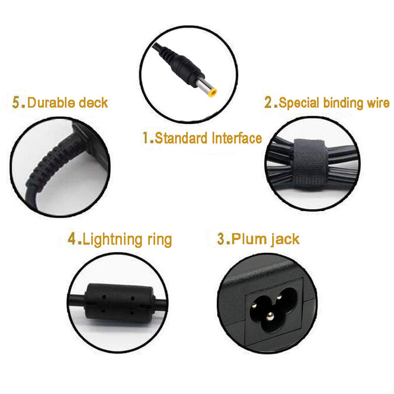 14V 4A LCD Monitor AC Power Adapter For Samsung SyncMaster 770TFT 17" SMT-170QN 570S TFT 180T 18" Charger for Laptop PC Computer - NATASHAHS