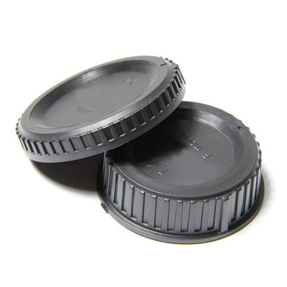 camera Body cap + Rear Lens Cap for Canon nikon Sony NEX for Pentax Olympus Micro M4/3 Panasonic M42 FD Camera Mount - NATASHAHS