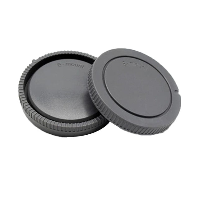 camera Body cap + Rear Lens Cap for Canon nikon Sony NEX for Pentax Olympus Micro M4/3 Panasonic M42 FD Camera Mount - NATASHAHS