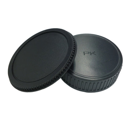 camera Body cap + Rear Lens Cap for Canon nikon Sony NEX for Pentax Olympus Micro M4/3 Panasonic M42 FD Camera Mount - NATASHAHS
