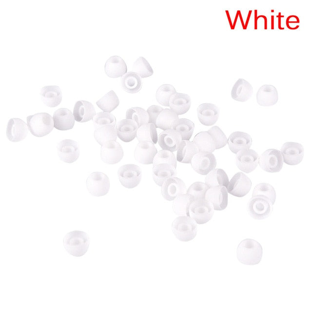 Pair of Soft Silicon Ear Tip Cover Replacement Earbud Covers For HTC In-Ear Headphones Earphones Accessories