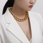 Exaggerated Cuban Big Chunky Chain Necklace & Pendant Bracelet - NATASHAHS
