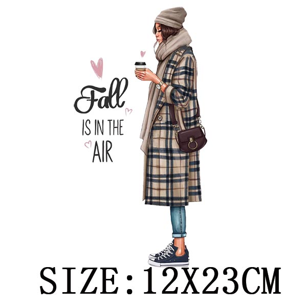 Iron On Patches for Clothing Fashion Girl Thermal Sticker On Clothes DIY A-level Washable Beauty Girl Patches Clothes Appliqued - NATASHAHS