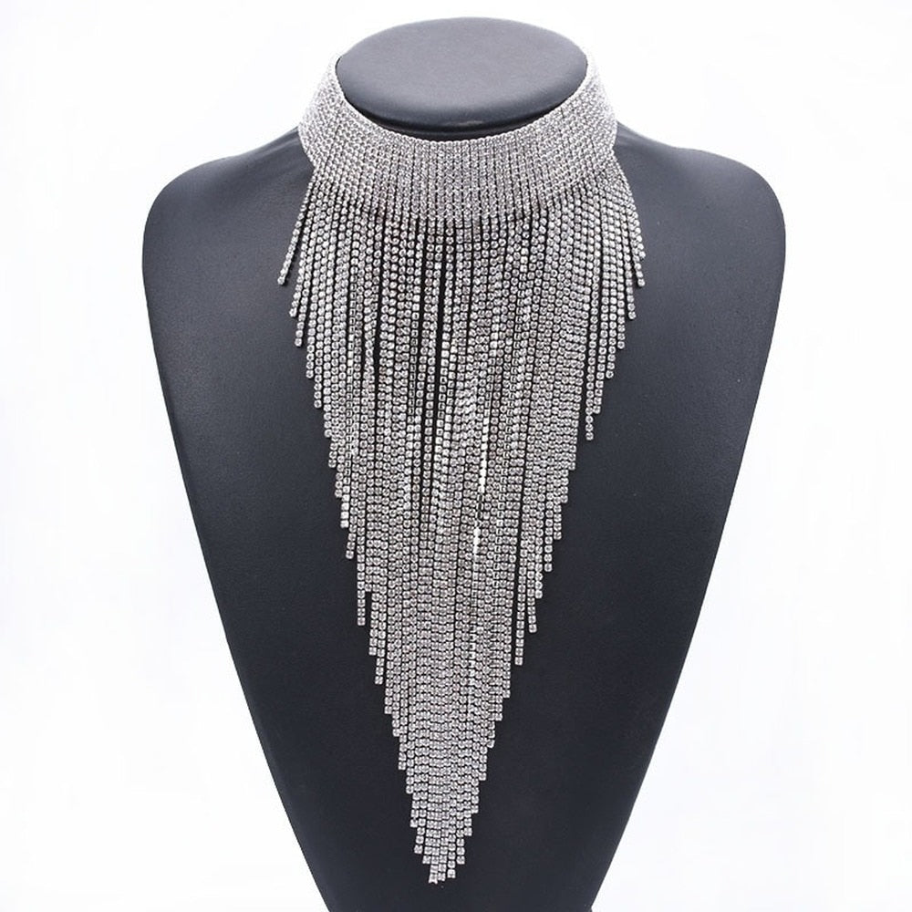 2020 New Full rhinestone Clavicle Necklace - NATASHAHS