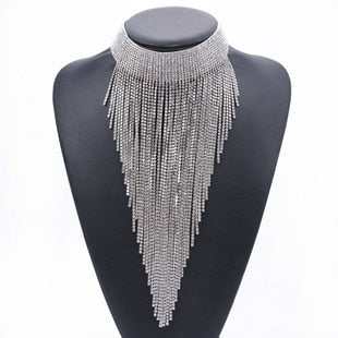 2020 New Full rhinestone Clavicle Necklace - NATASHAHS