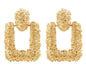 Natashahs Vintage Earrings Large for Women Statement Earrings Geometric Gold Metal Pendant Earrings Trend Fashion Jewelry - NATASHAHS