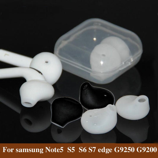 Lot Silicone Earphone Case Earpads Ear Caps For Samsung S6 S7 edge G9250 G92000 Gel Ear In-Ear Tips Eartips Ear Buds Cups - NATASHAHS