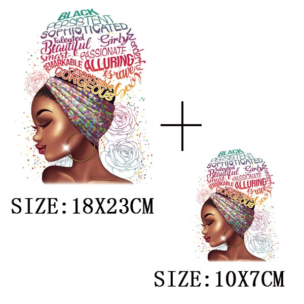 Beautiful Thermo Transfer Sticker On Clothes DIY Iron On Patches For Clothing Washable Women T-shirt Patch Applique - NATASHAHS