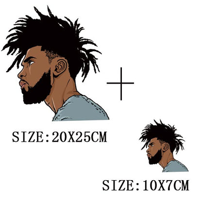 Beautiful Thermo Transfer Sticker On Clothes DIY Iron On Patches For Clothing Washable Women T-shirt Patch Applique - NATASHAHS