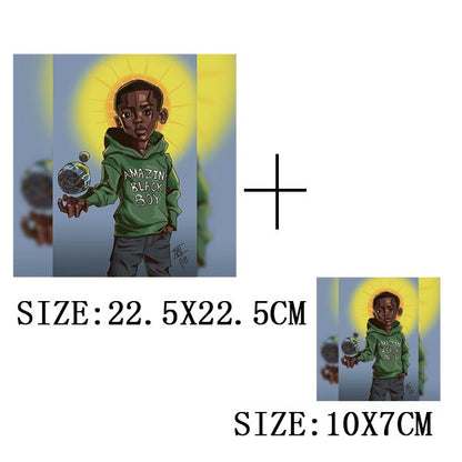 Beautiful Thermo Transfer Sticker On Clothes DIY Iron On Patches For Clothing Washable Women T-shirt Patch Applique - NATASHAHS