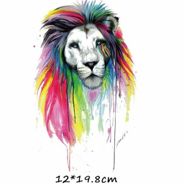 Ink Camera Stripes Patches Set Iron on Transfer Patch for T-shirts Girls Kids Clothing DIY Thermo Stickers on Clothes - NATASHAHS