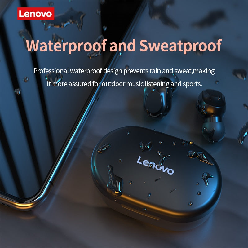 Original Lenovo XT91 TWS Earphone Wireless Bluetooth Headphones AI Control Gaming Headset Stereo bass With Mic Noise Reduction - NATASHAHS