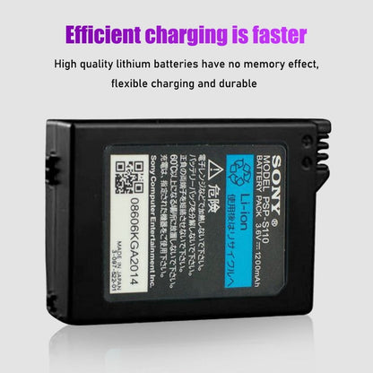 1 قطعة 3.6 فولت 1200 مللي أمبير بطارية ليثيوم أيون قابلة لإعادة الشحن لوحدة تحكم سوني PSP 2000/3000 PSP-S110 بطاريات بديلة