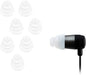 1 Pair Replacement Triple Flange Ear Tips Earbuds Silicone For Most in Ear Headphones for Sony Senso Powerbeats Jaybird etc